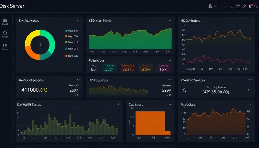 Disk Health monitoring trigger configuration dashboard
