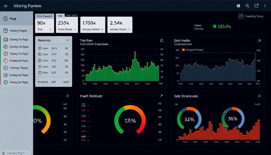 Xitoring disk health dashboard