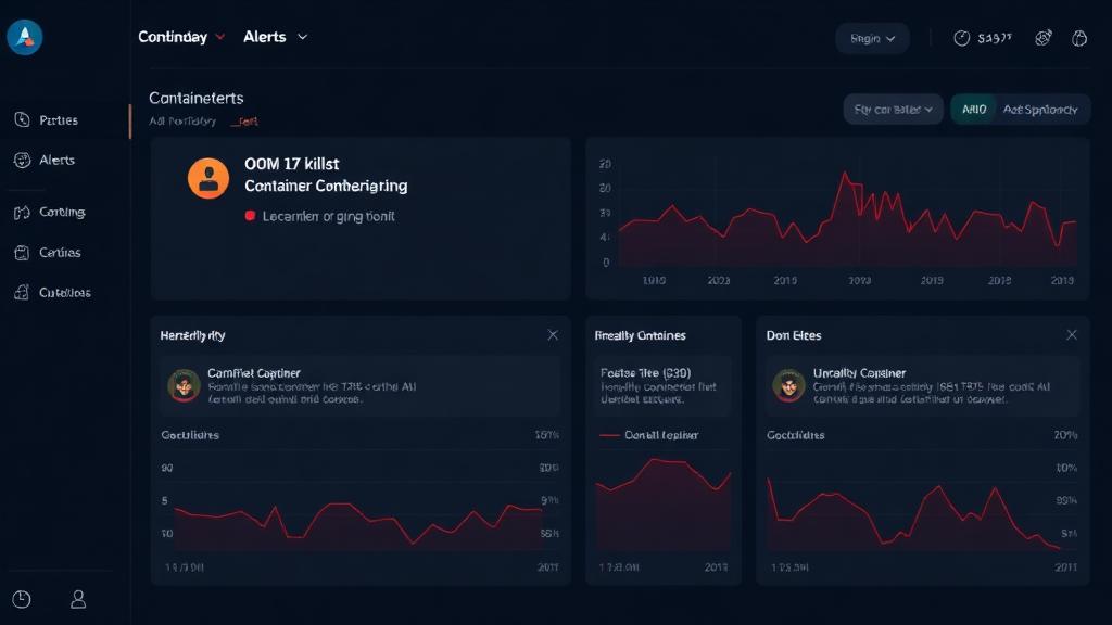 Container restart alerts and OOM kill notifications
