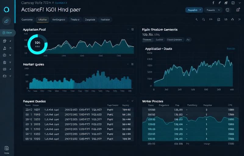IIS monitoring trigger configuration dashboard