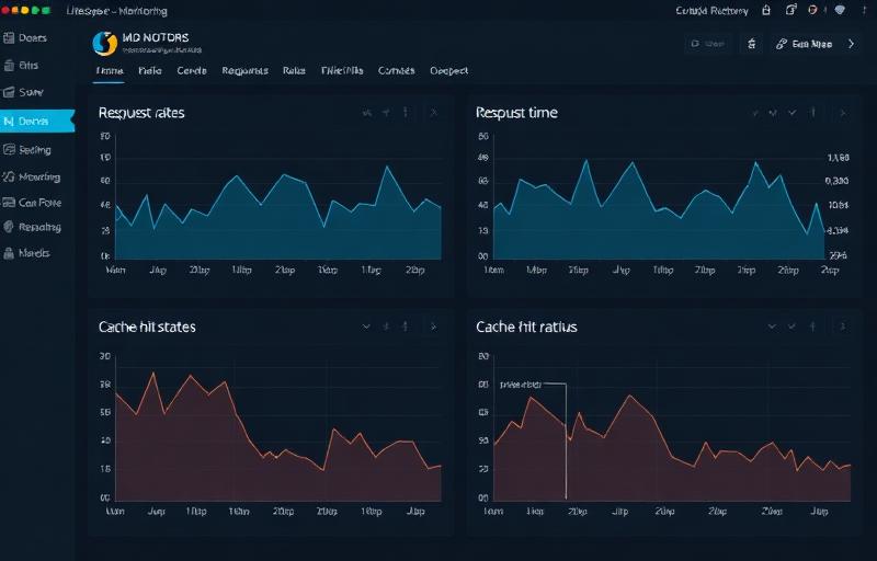 LiteSpeed monitoring trigger configuration dashboard