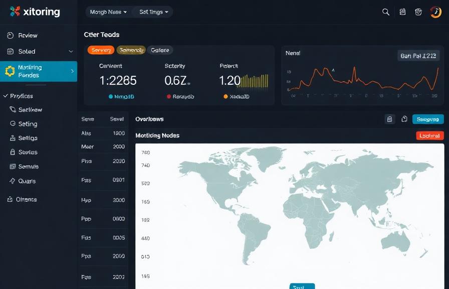 Xitoring MongoDB cluster monitoring overview