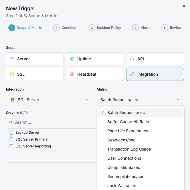 Alert notification and escalation configuration