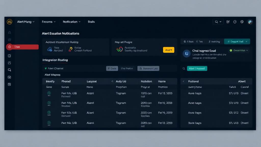 Notification channels and alert configuration