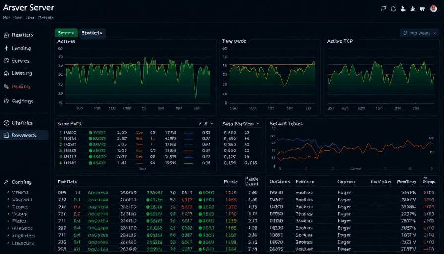 Netstat monitoring trigger configuration dashboard