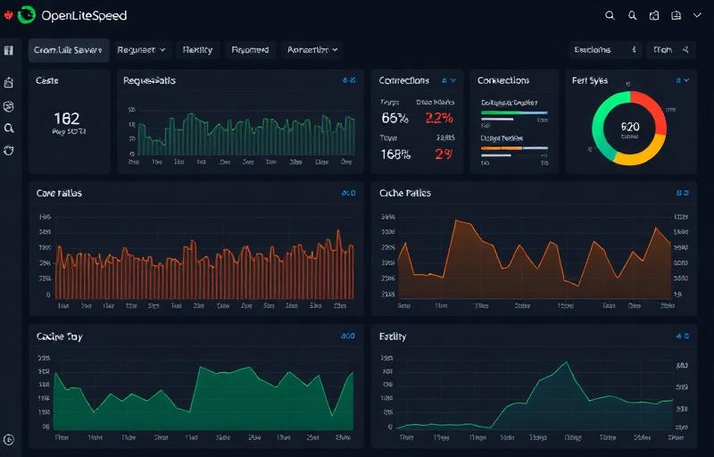 OpenLiteSpeed monitoring trigger configuration dashboard