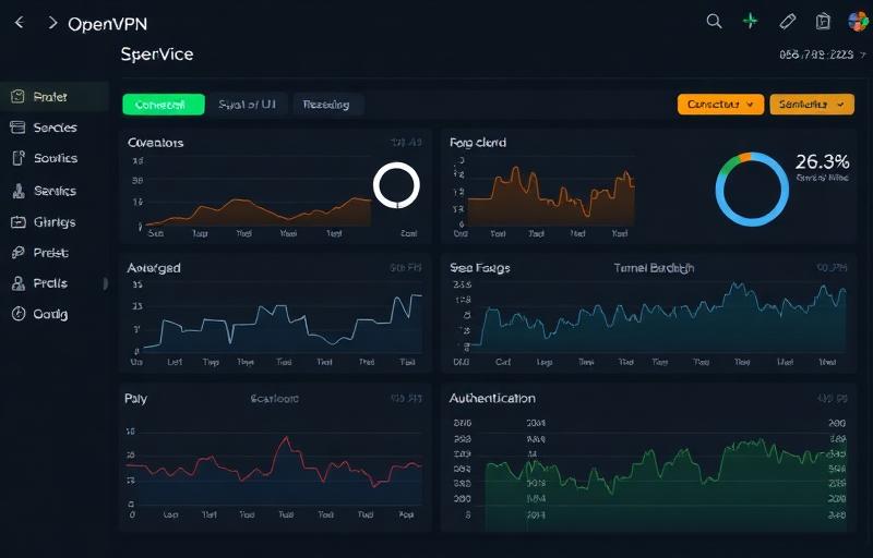 OpenVPN monitoring trigger configuration dashboard