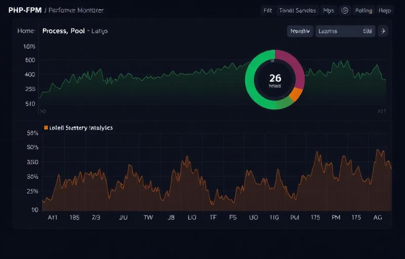 PHP-FPM monitoring dashboard
