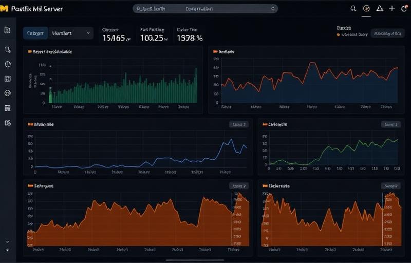 Postfix monitoring dashboard