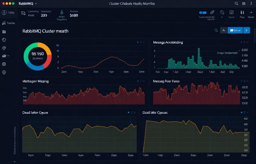 RabbitMQ cluster health and dead letter queue monitoring