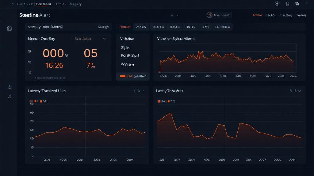 Cache performance alerts and eviction monitoring