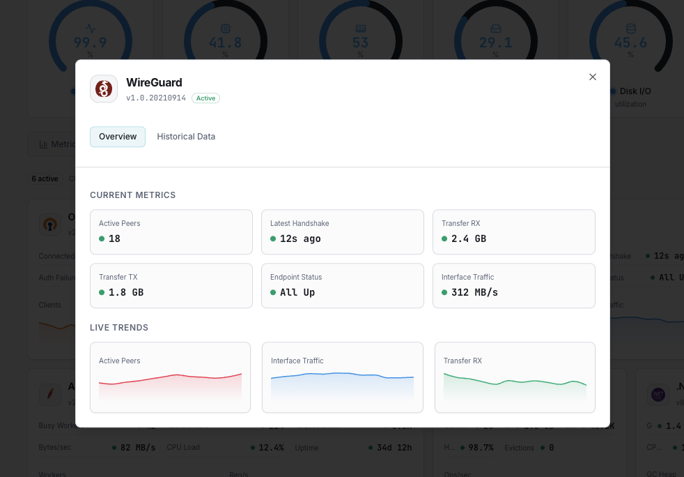 WireGuard monitoring