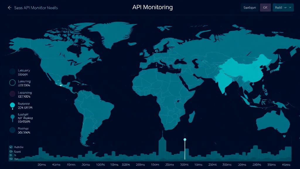 Global API monitoring coverage map