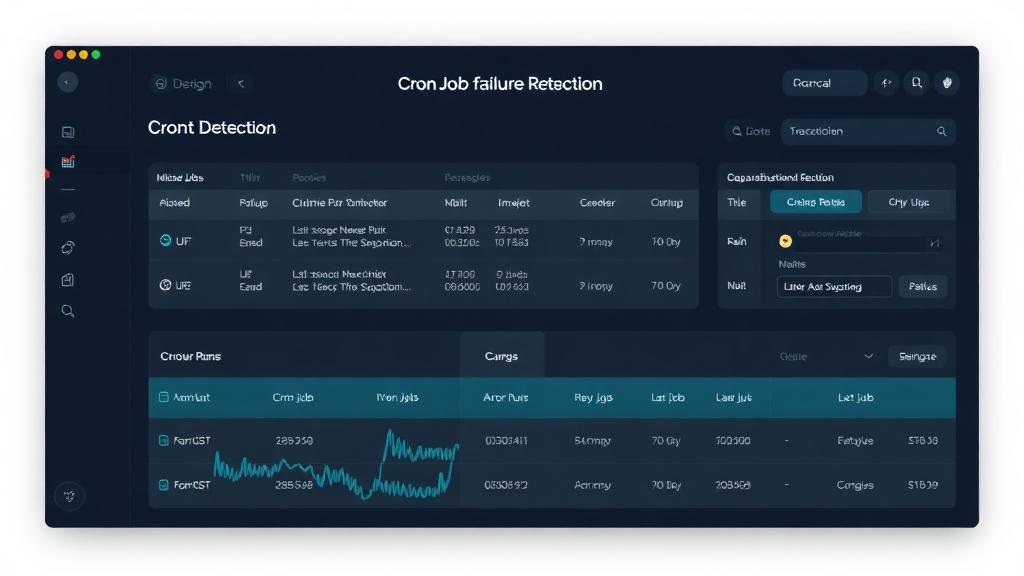 Cron job failure detection