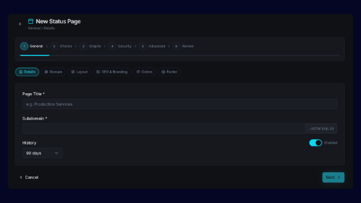 Incident management and timeline
