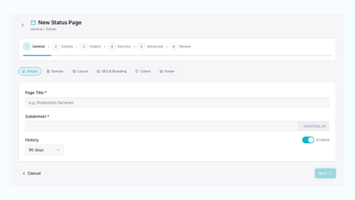 Incident management and timeline