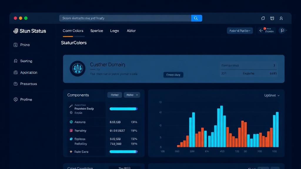 Branded status page with custom domain