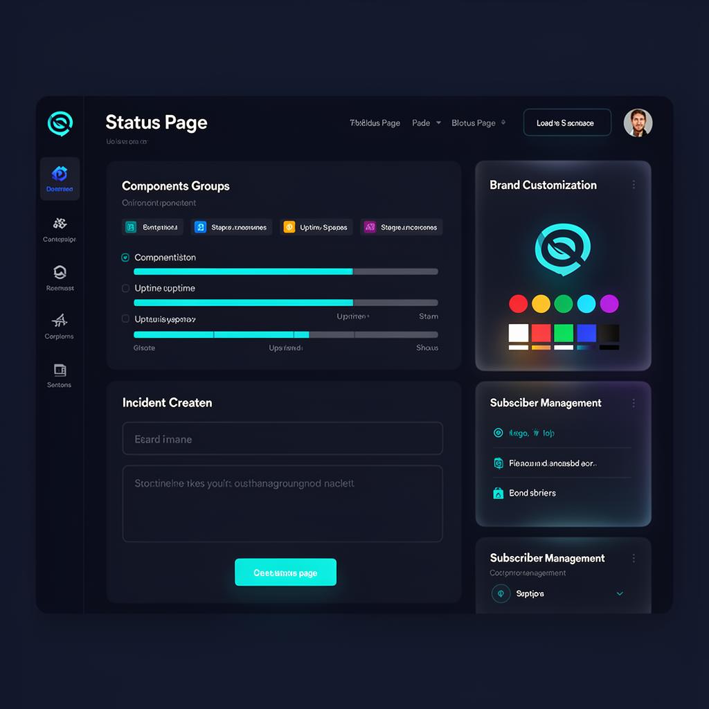 Xitoring's Status Page Builder