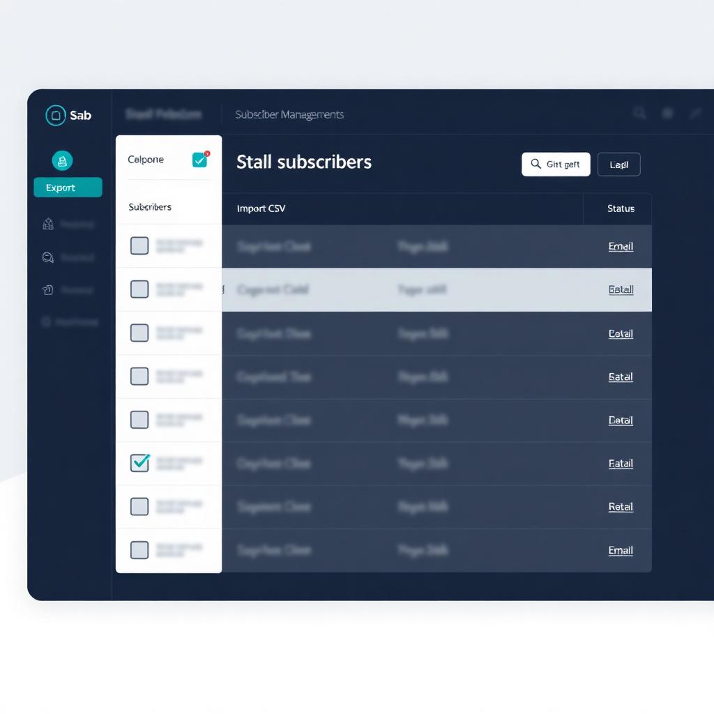 Status page subscriber management dashboard