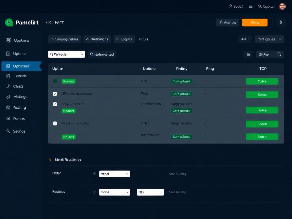 Supported Uptime Checks Dashboard